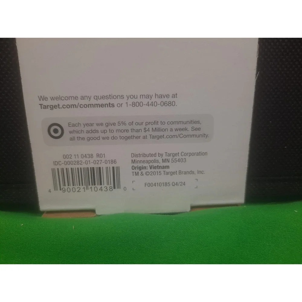 NIP Set Of 3 Room Essentials Storage Bin Black 11 x 10.5 x 10.5